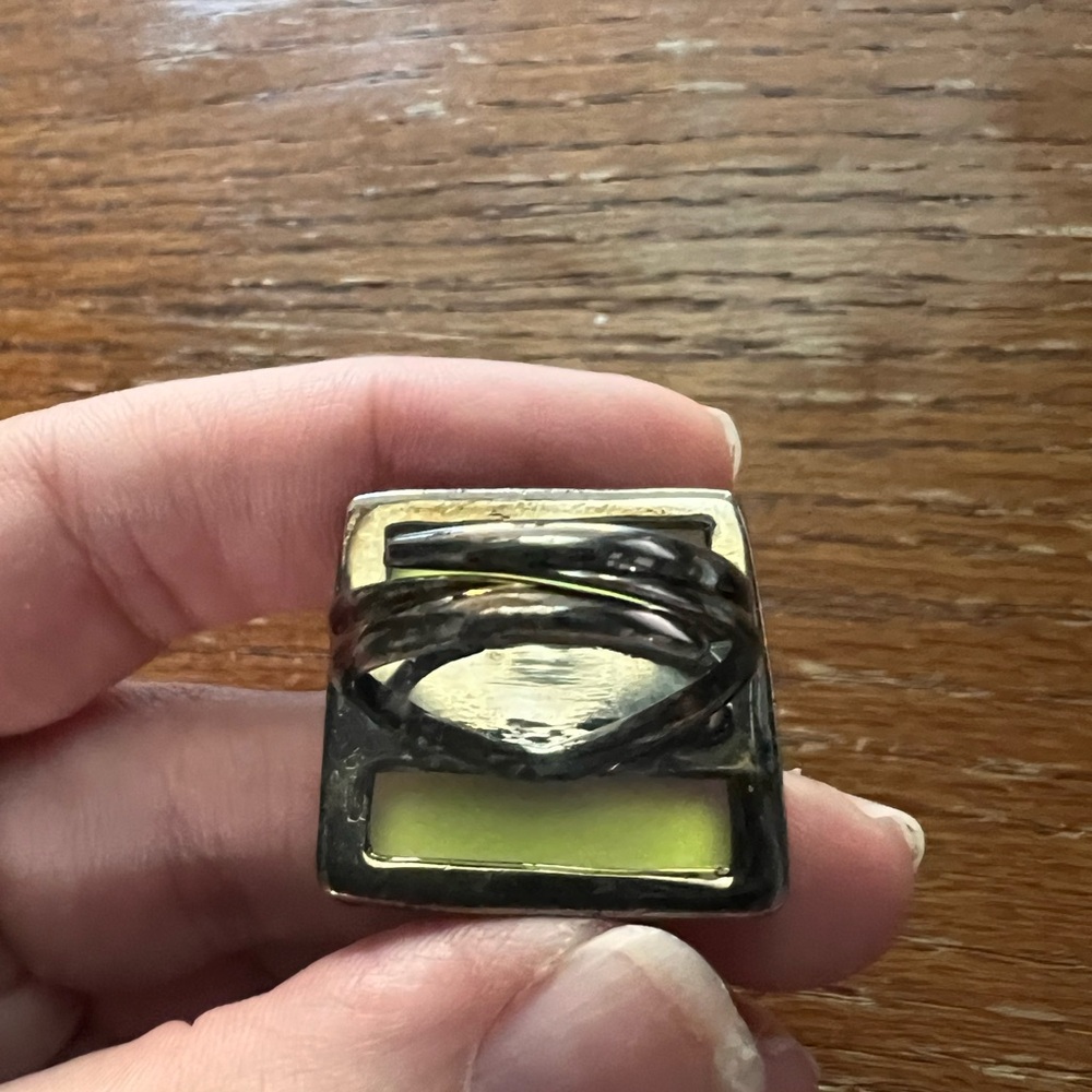 Aurora Borealis Stone Adjustable Ring - image 7